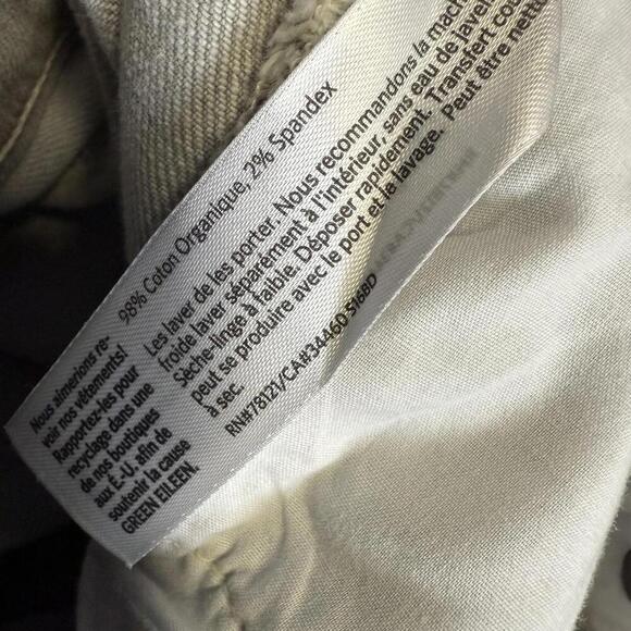 Eileen Fisher Womens Size 12 Plus Organic Cotton Curvy Fit Relaxed Fit Jeans USA - Picture 7 of 8